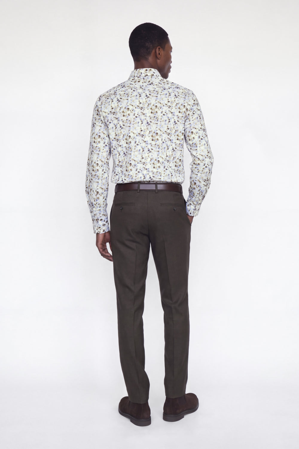 CAMISA J&J BLAPARKER ESTAMPADO SLIM FIT WHITE