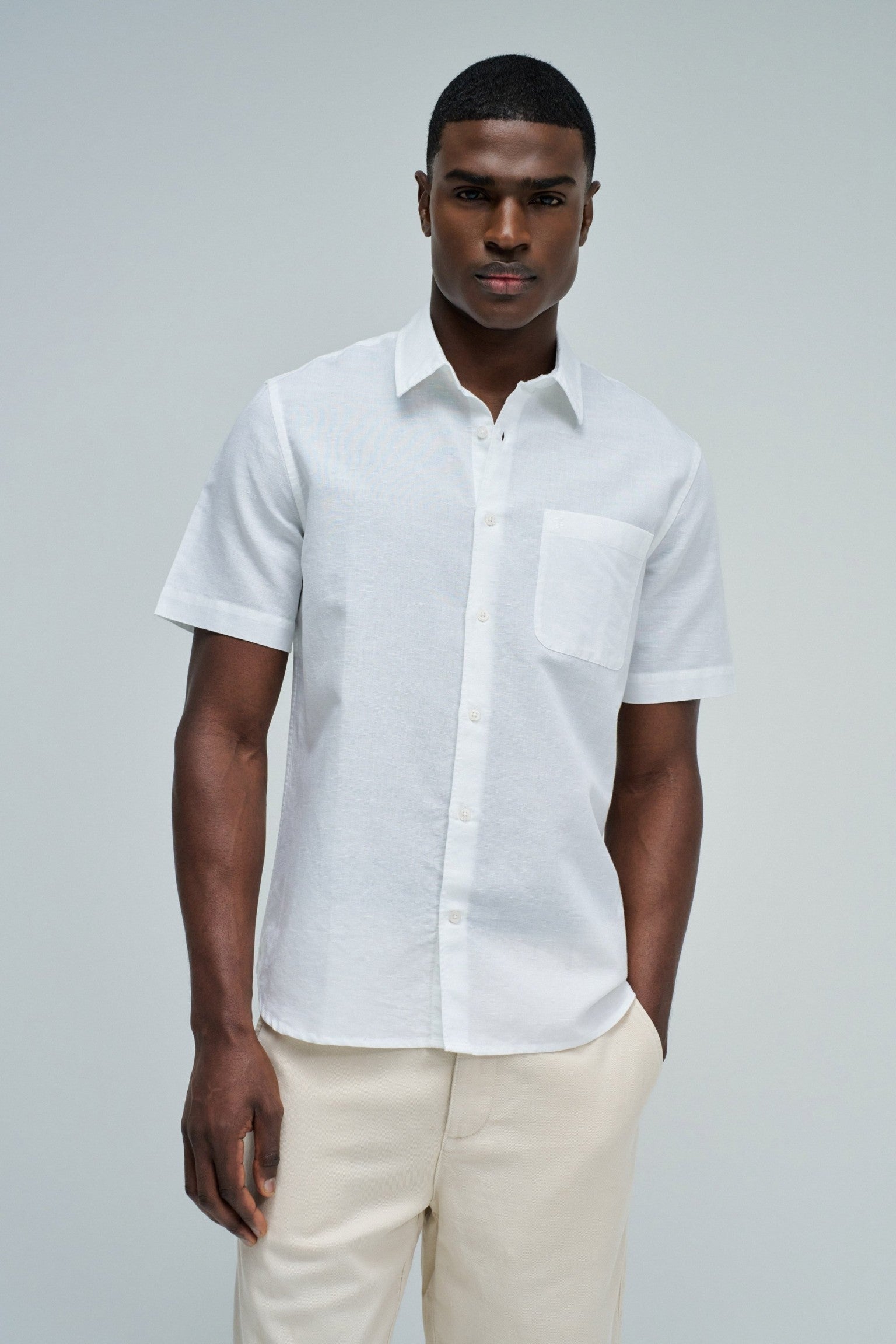 CAMISA CON LINO