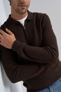 Jersey Salsa Jeans color marron