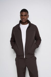 Chaqueta salsa Jeans con mezcla color marron