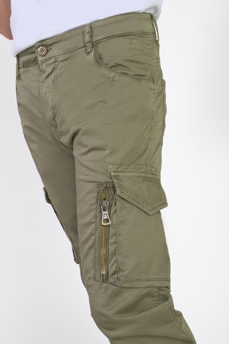 Pantalones cargo caqui Alban