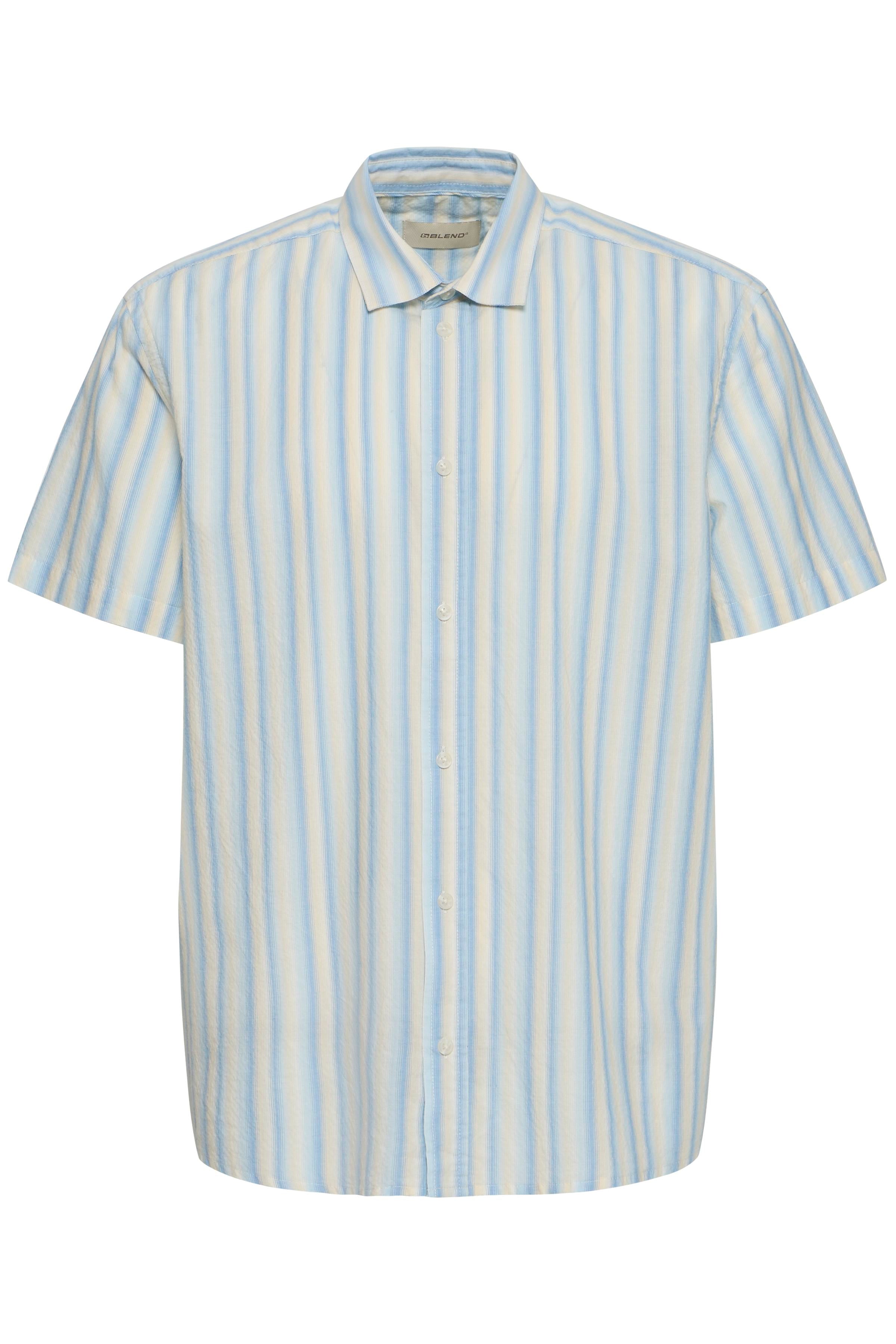 CAMISA BLEND BHAVAN SHIRT STRIPE AZUL