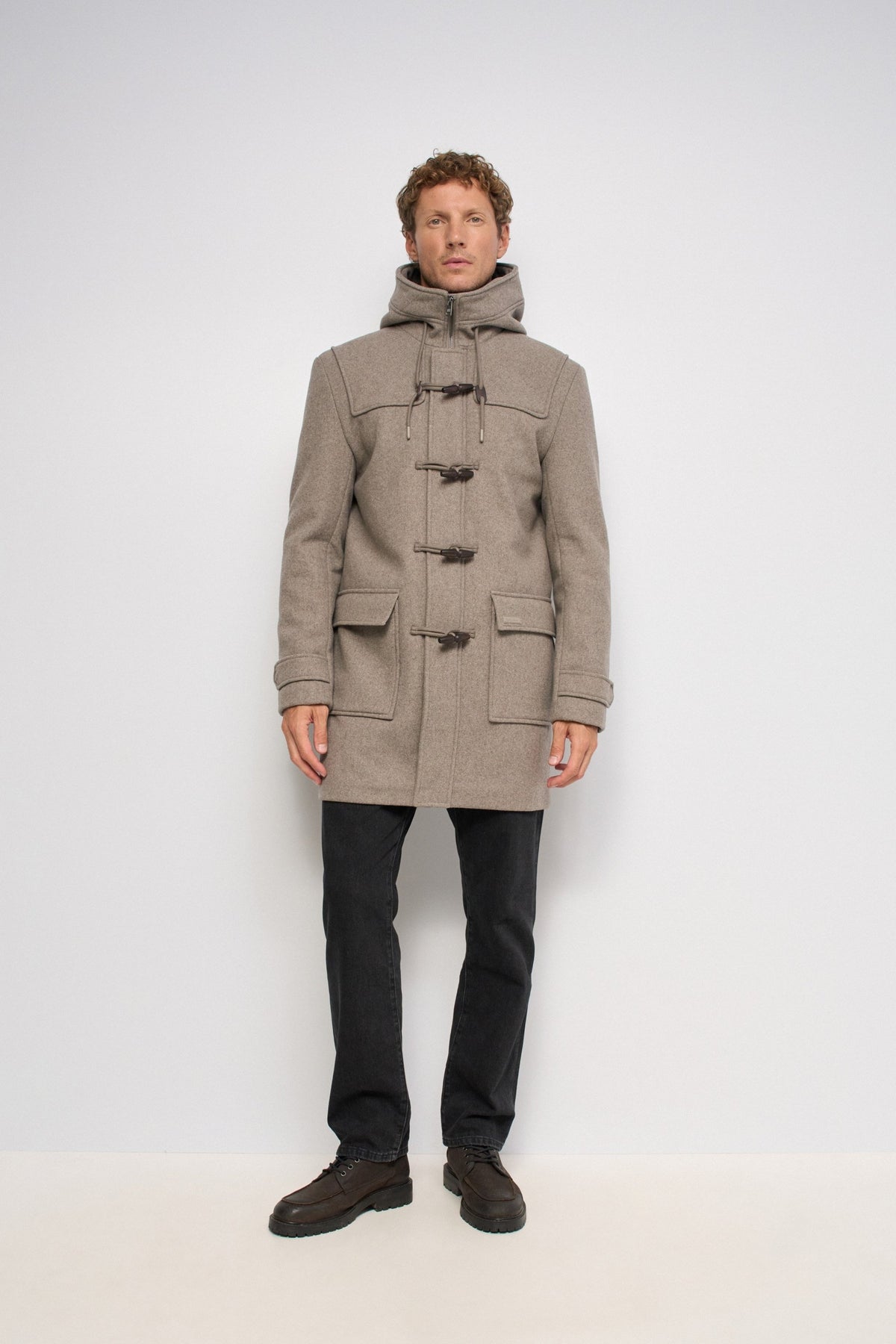 Abrigo Salsa estilo canadiense color topo