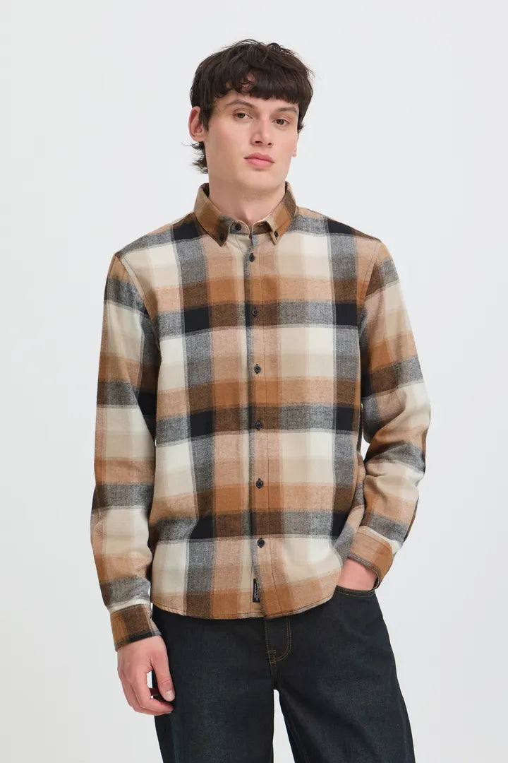 Long sleeve Camisa de Blend de cuadros