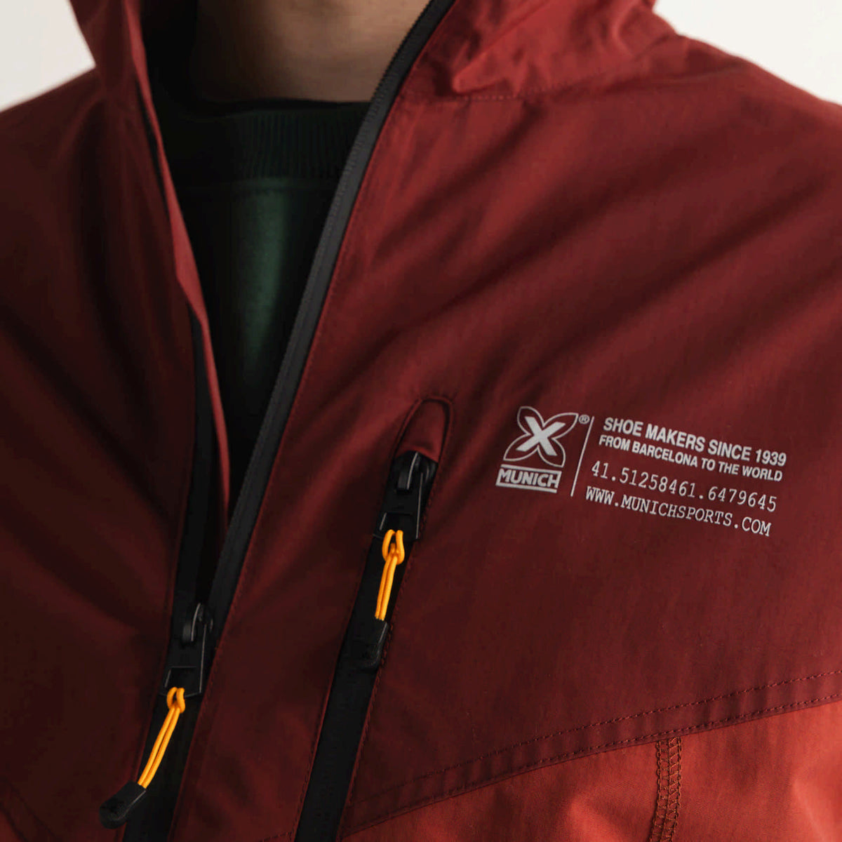 Chaqueta Cortavientos Repelente al Agua Terracota JACKET HARBOR TERRACOTA