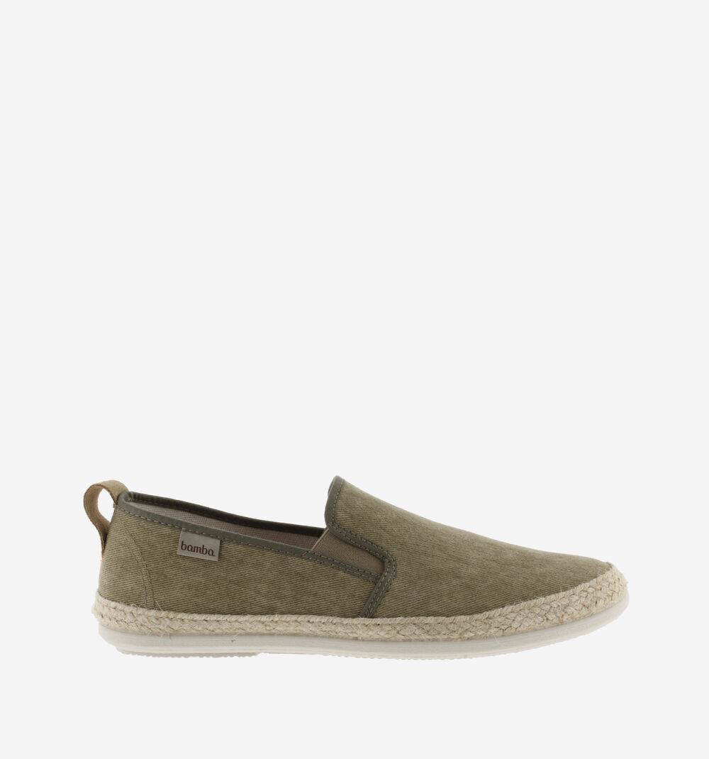 Zapatillas Victoria André elásticos lona lavada Taupé