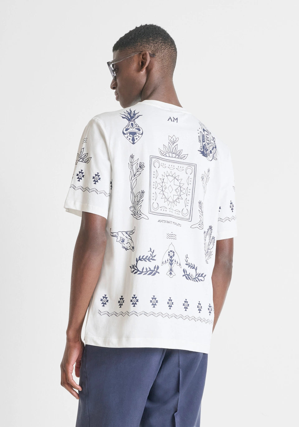 CAMISETA ANTONY MORATO ESTAMPADA BLANCO