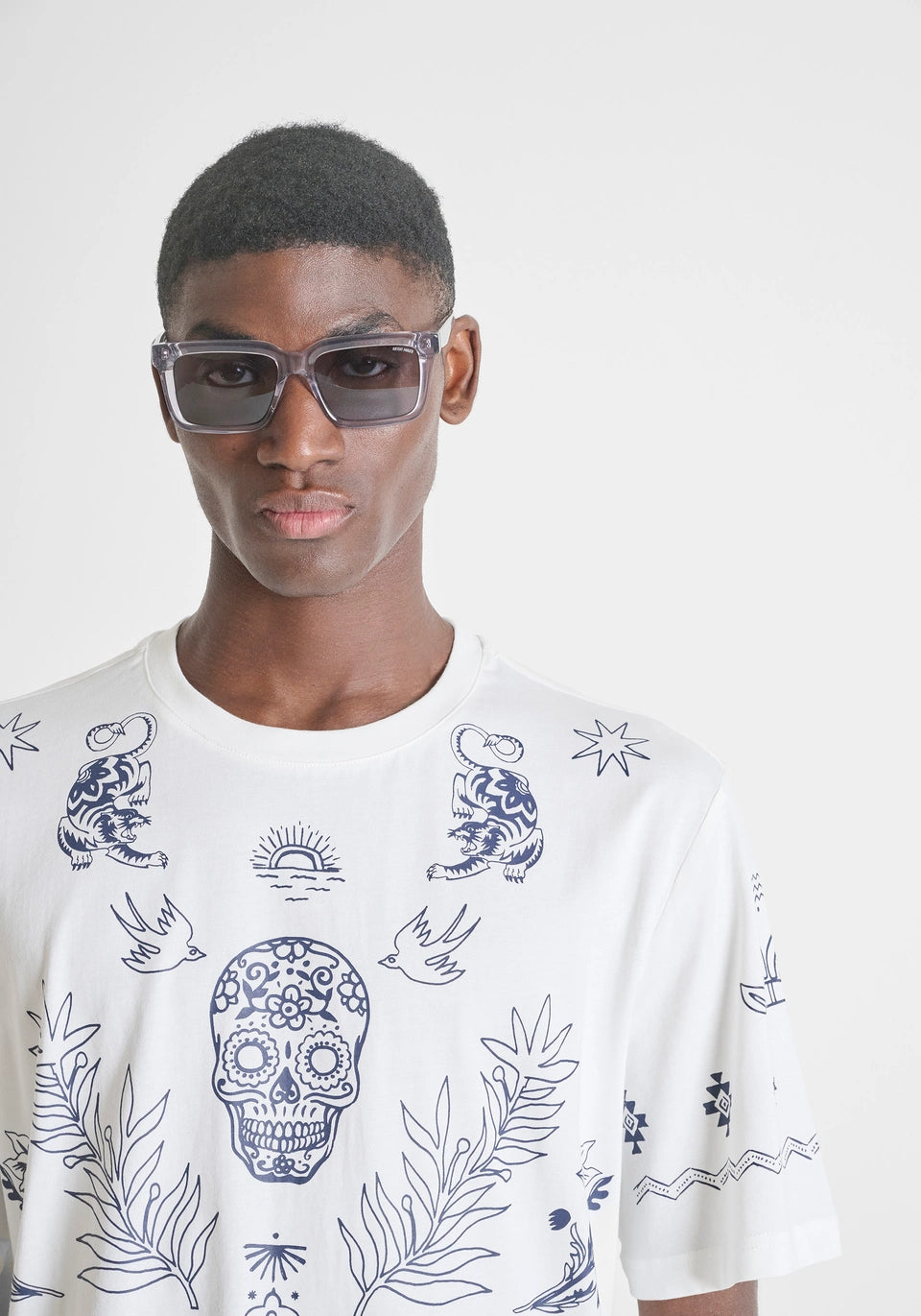 CAMISETA ANTONY MORATO ESTAMPADA BLANCO