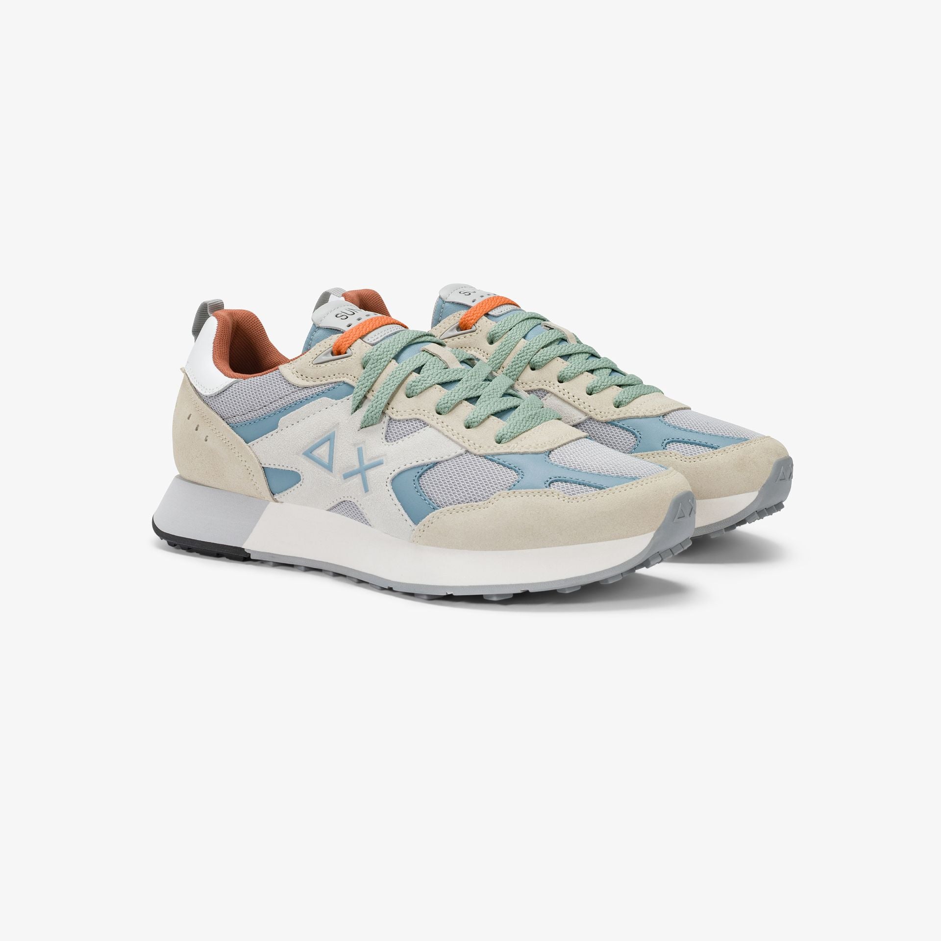 Zapatillas Jaki Outdoor de nailon y ante color blanco roto