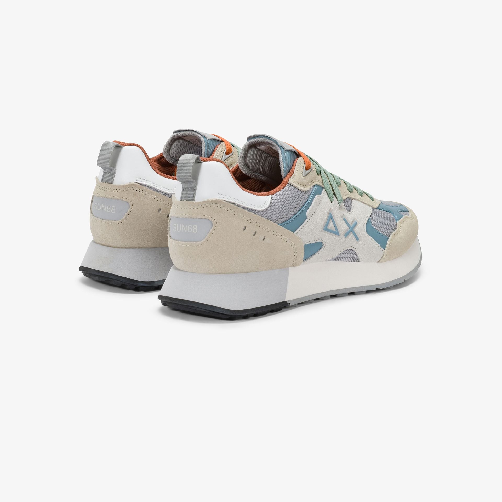 Zapatillas Jaki Outdoor de nailon y ante color blanco roto