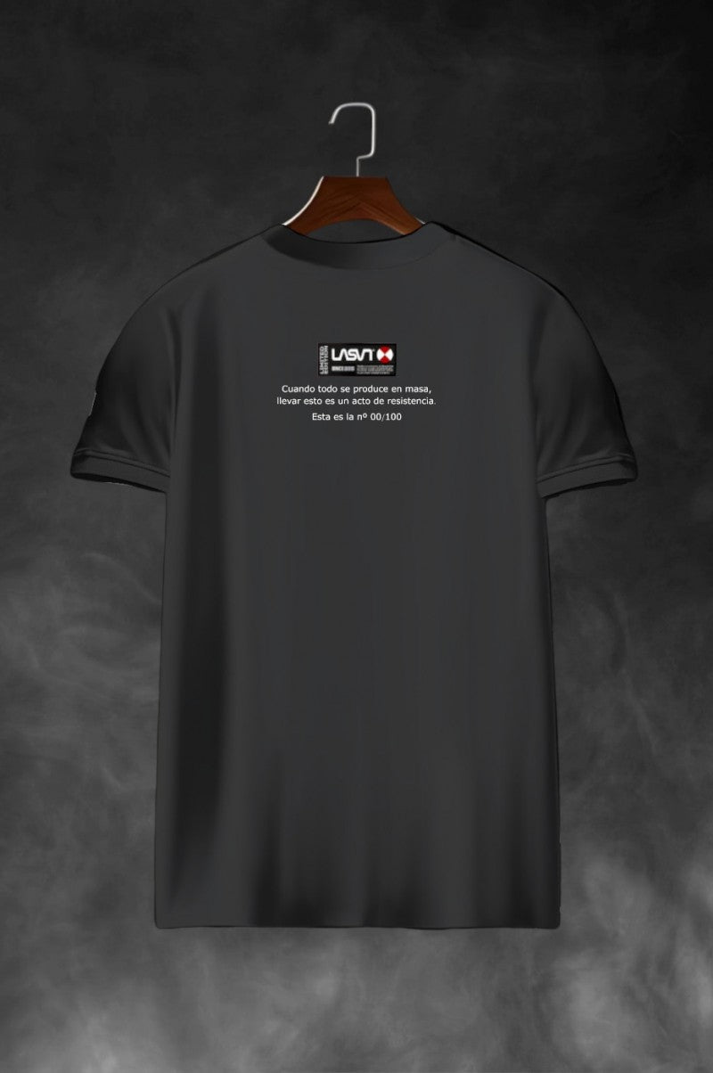 Camiseta de hombre LaSaL BUILD gris oscuro