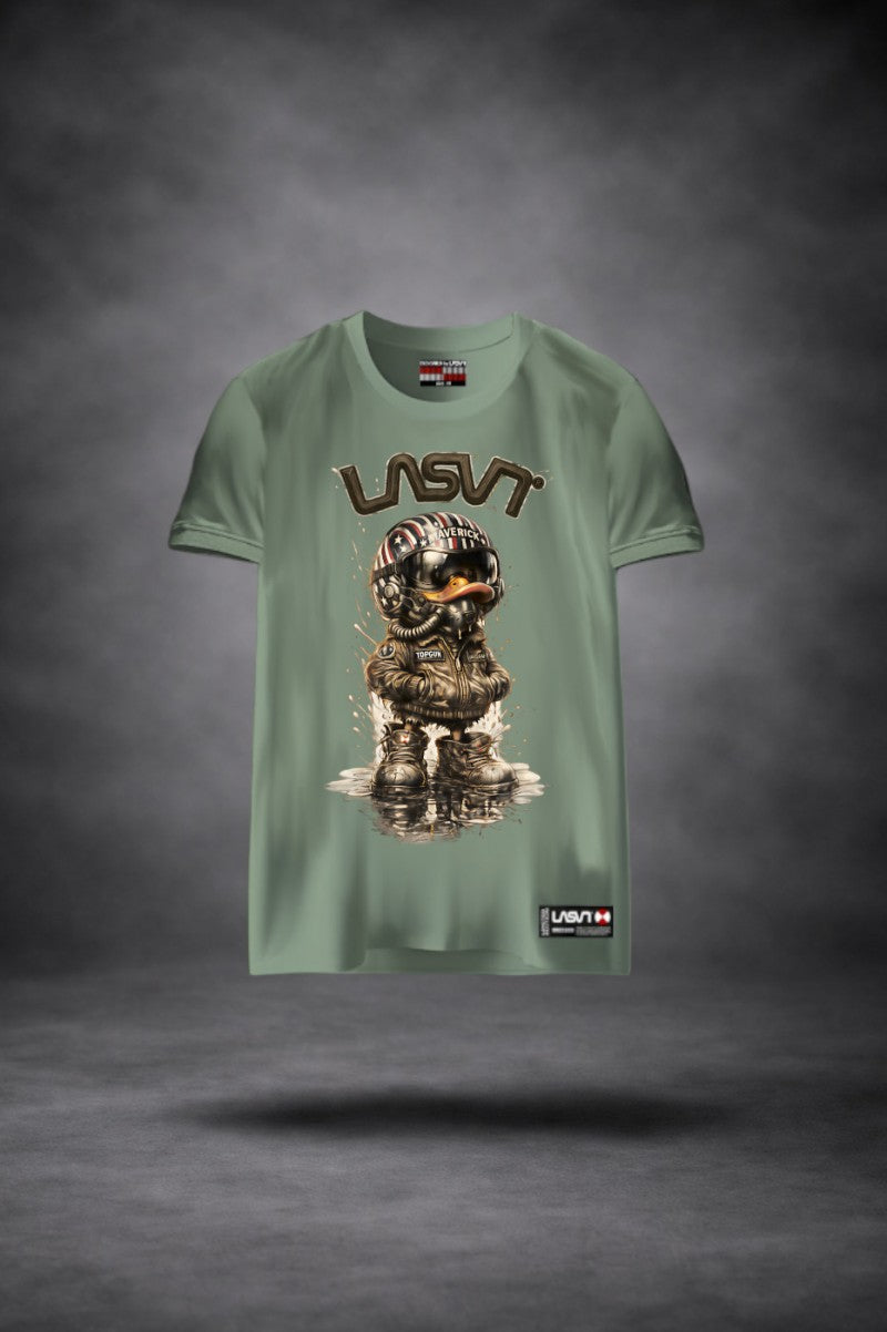 Camiseta de hombre LaSaL CUACK kaki
