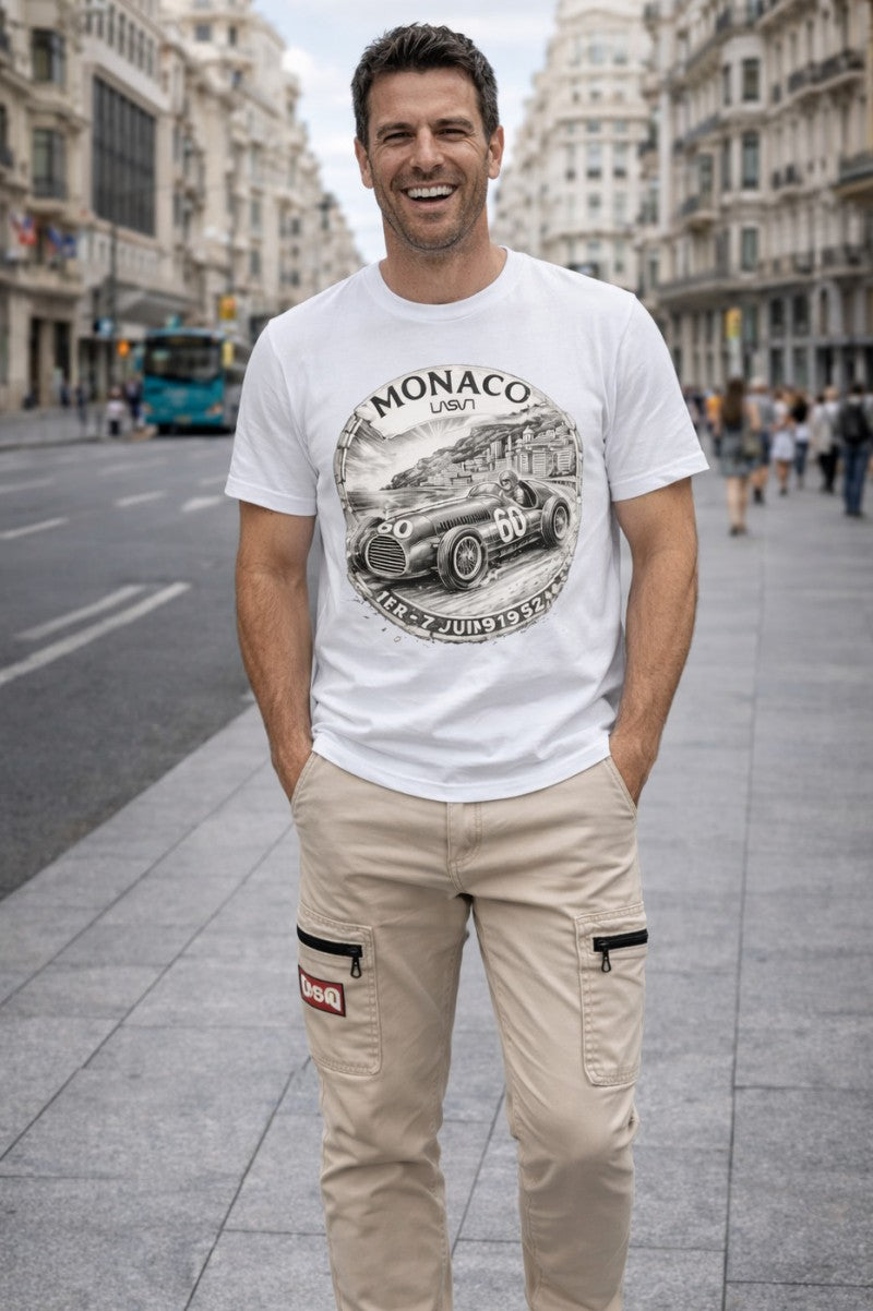 Camiseta de hombre LaSaL MONACO blanco