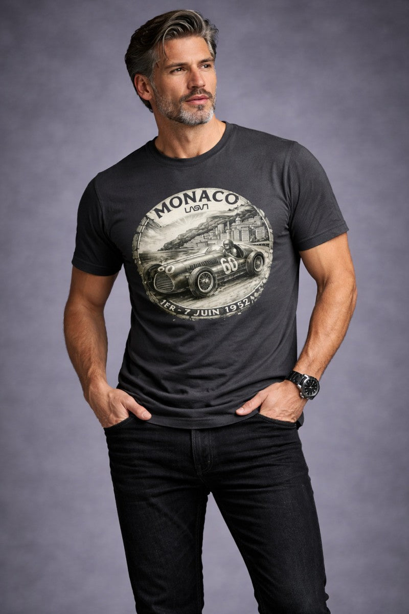 Camiseta de hombre LaSaL MONACO gris
