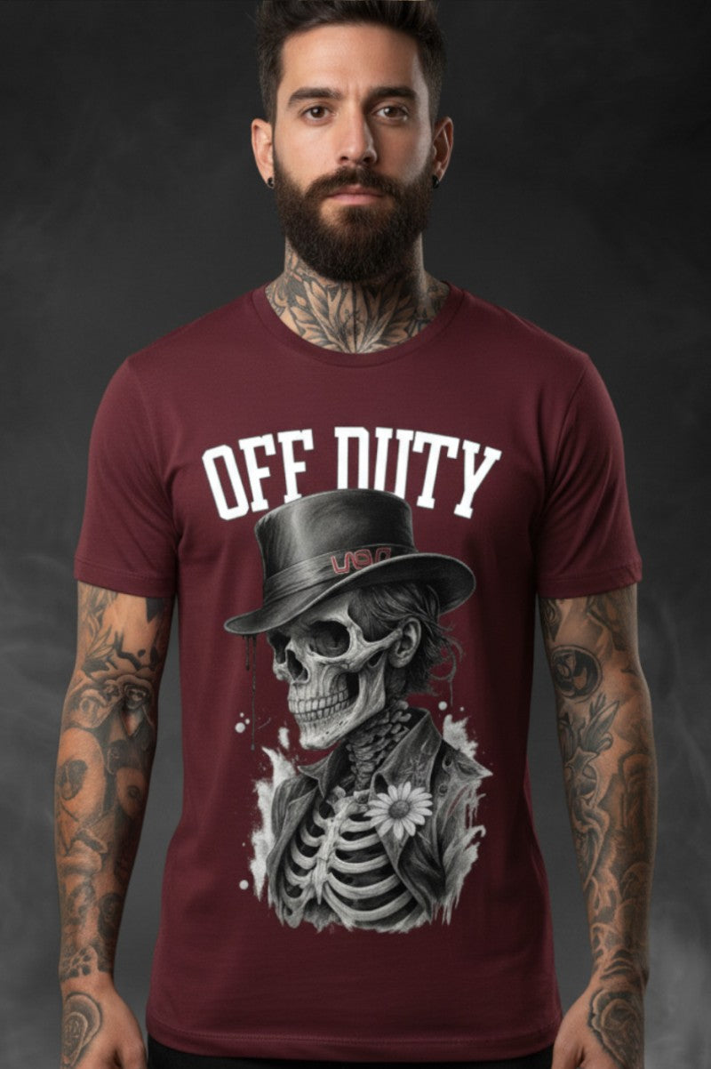 Camiseta de hombre LaSaL OFFDUTY burdeos