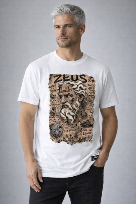 Camiseta LaSal Zeus blanca