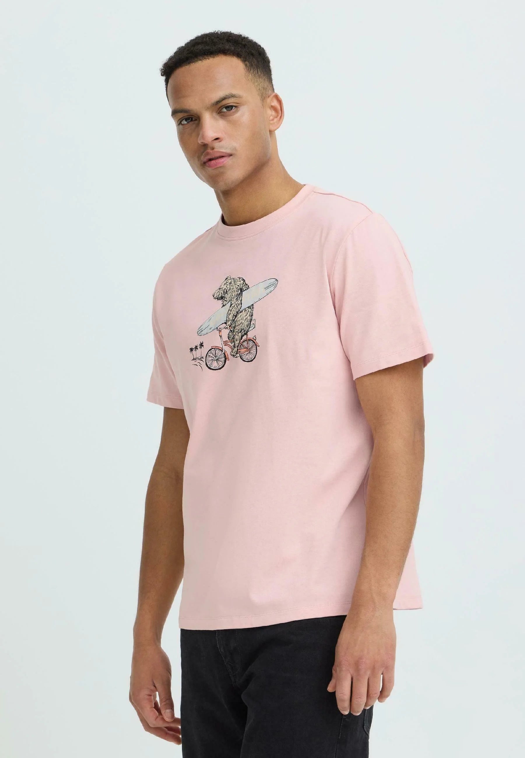 BHKARSTEN - Camiseta estampada - bear peachskin