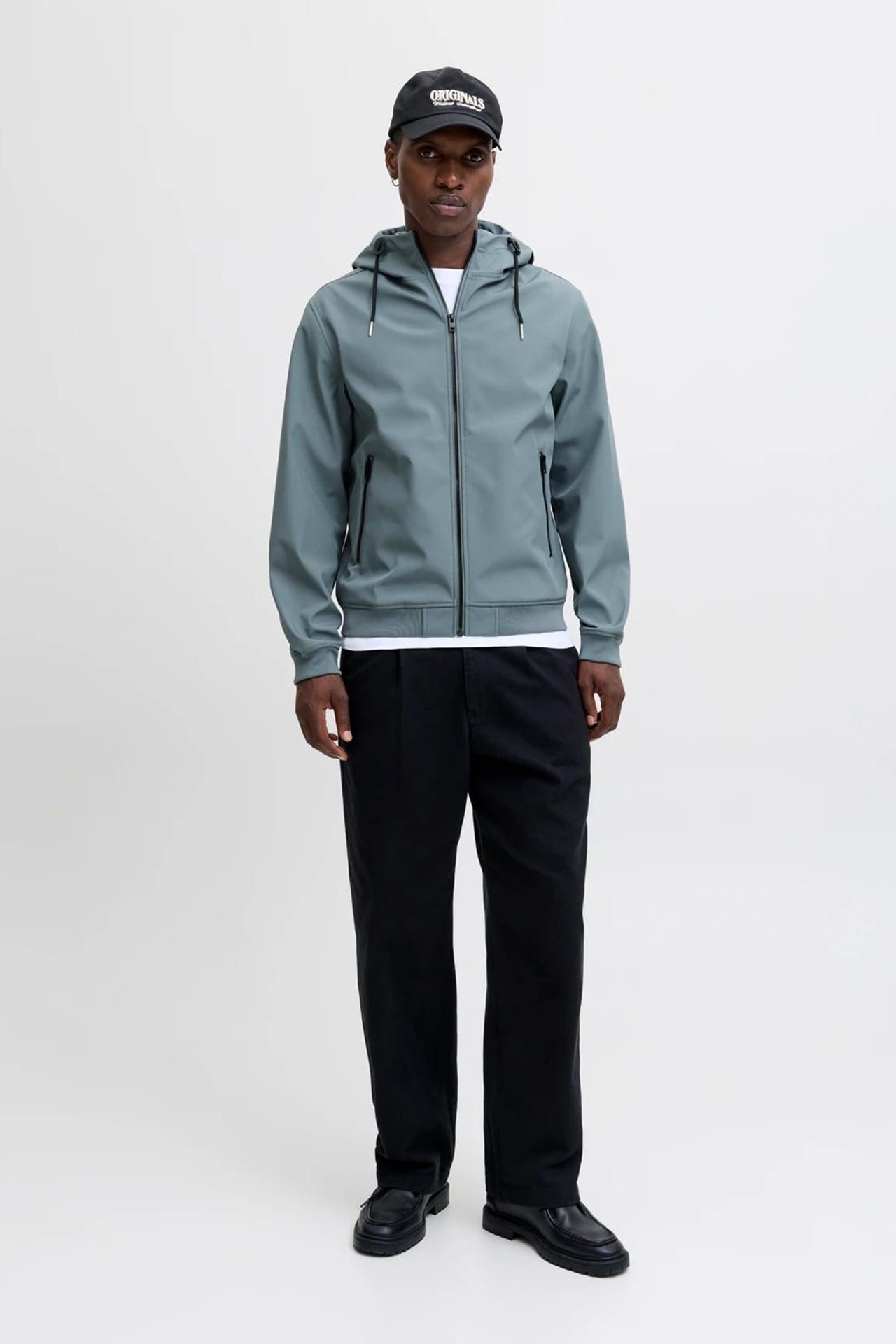 Chaqueta J&J con gorro basic softshell Stormy weather