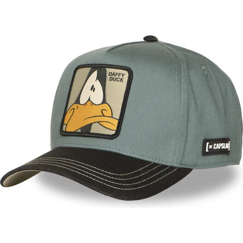 Gorra trucker Capslab Pato Lucas Looney Toons DAF2 verde