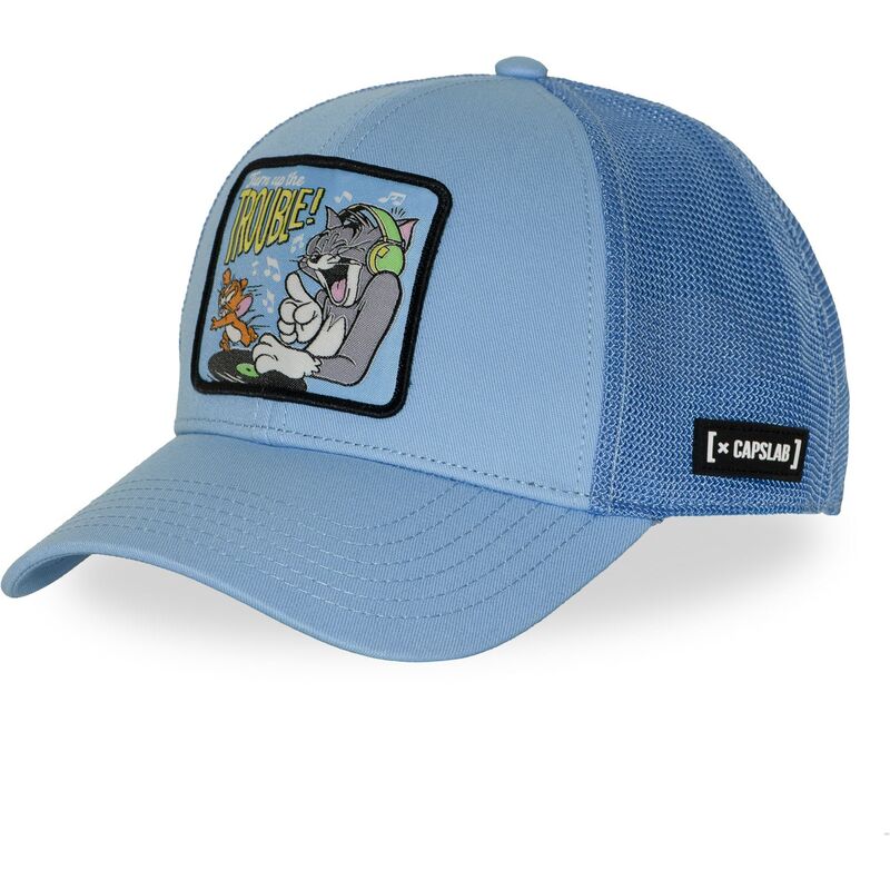 Gorra trucker azul Tom y Jerry TAJ8 TROB Looney Tunes de Capslab