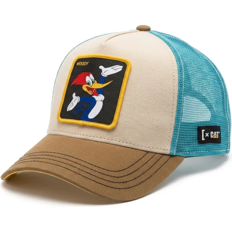 Gorra trucker multicolor Pájaro Loco WWP2 WOOB de Capslab