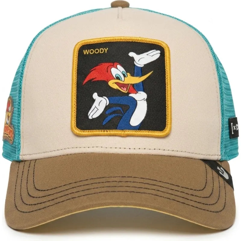 Gorra trucker multicolor Pájaro Loco WWP2 WOOB de Capslab