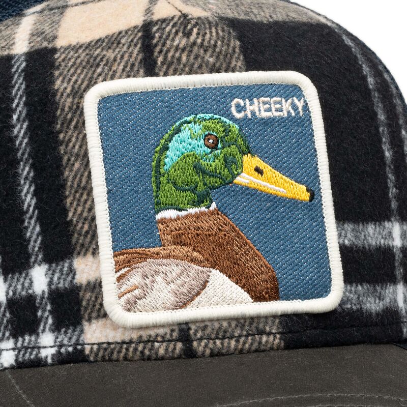 Gorra trucker multicolor pato Brit Cheeky Check, Mate The Farm de Goorin Bros.