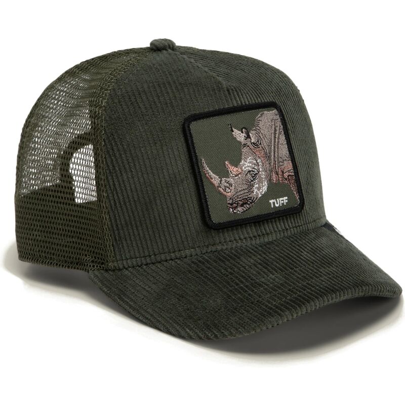 Gorra trucker verde rinoceronte Corduroy Tuff Ridgeline The Farm de Goorin Bros.