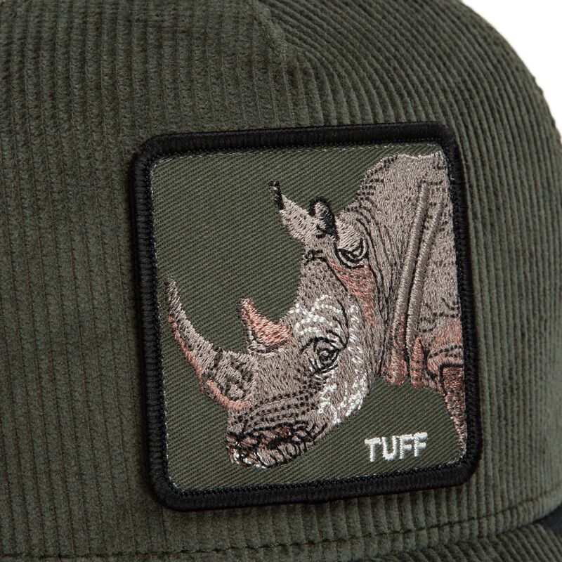 Gorra trucker verde rinoceronte Corduroy Tuff Ridgeline The Farm de Goorin Bros.