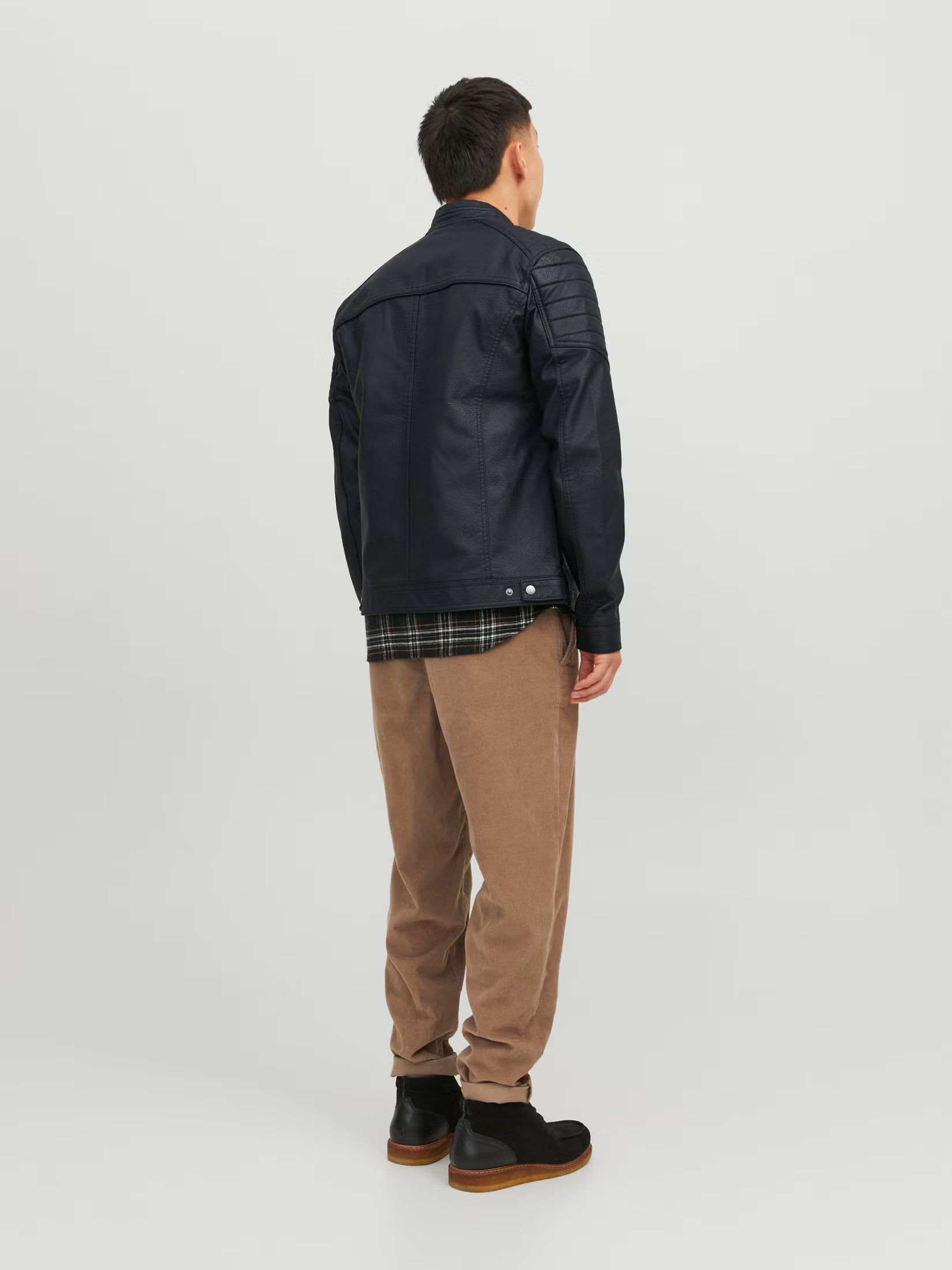 Chaqueta de gamuza sintética