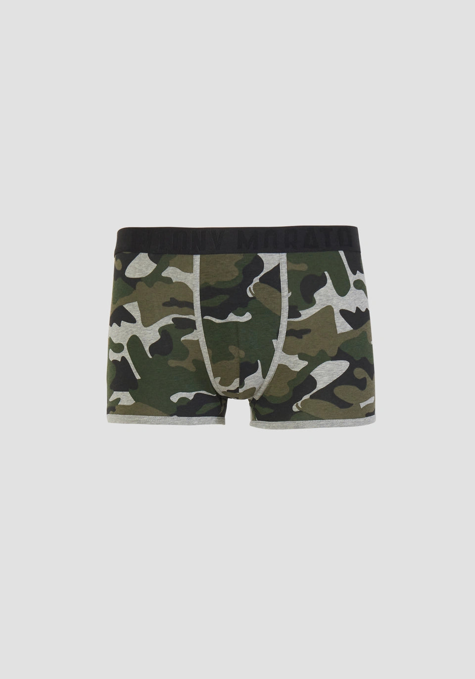 BÓXER DE ALGODÓN CON ESTAMPADO DE CAMUFLAJE