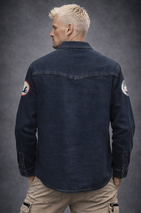 Sobrcamisa LaSal Zero azul denim
