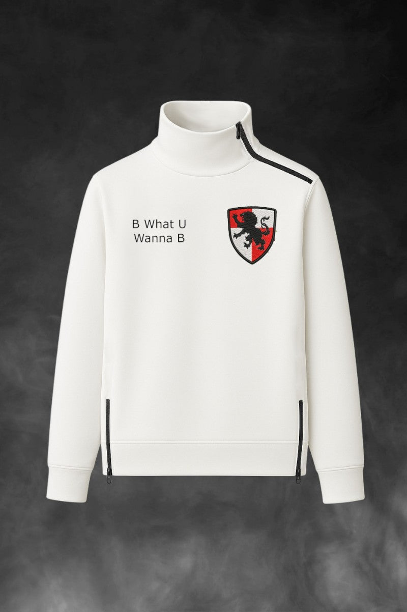 Sudadera deportiva de hombre LaSaL LIONS blanco