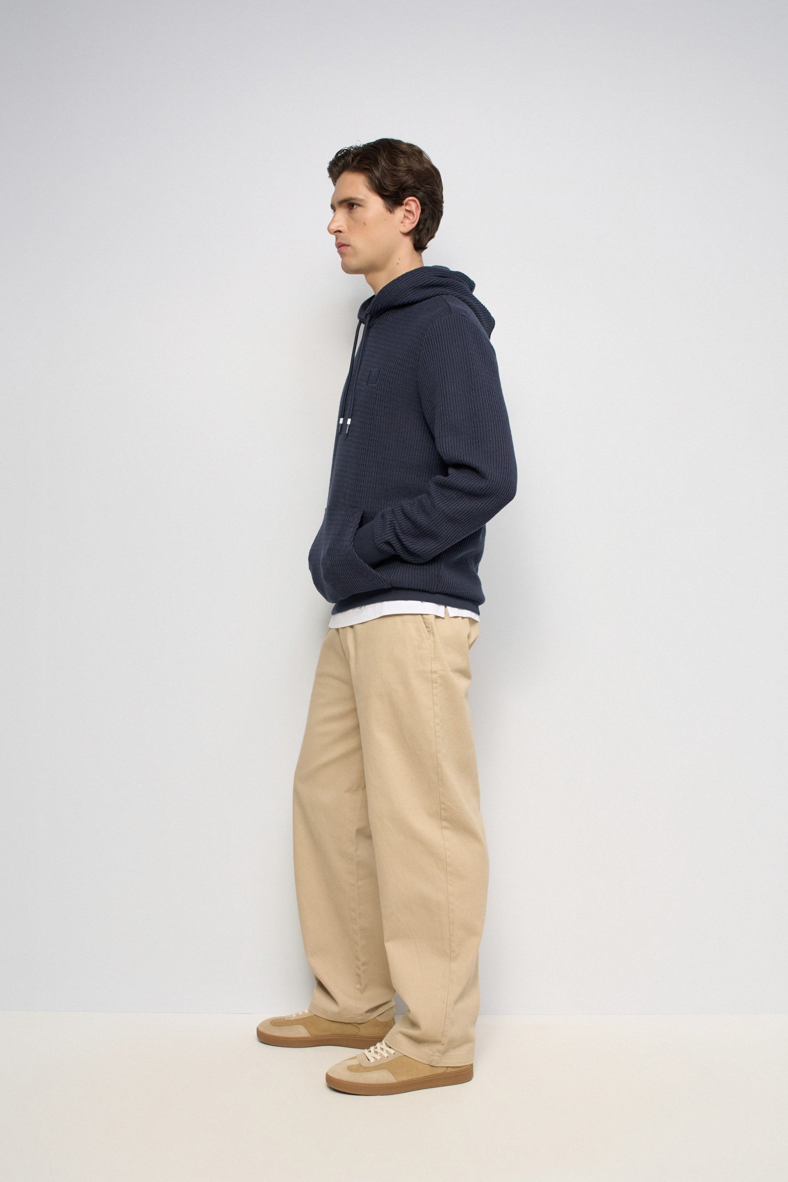 Sudadera Salsa con capucha de punto texturizado