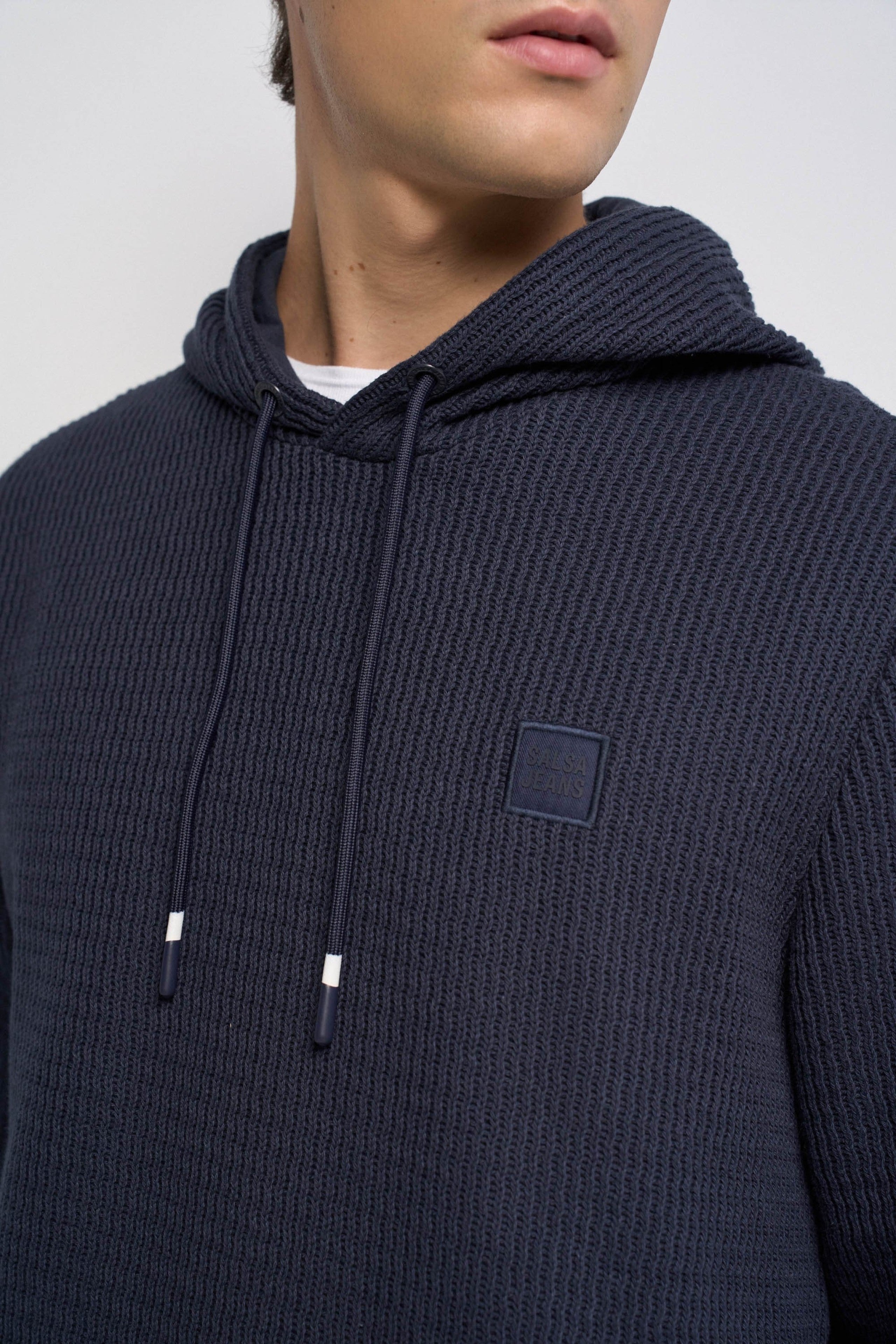 Sudadera Salsa con capucha de punto texturizado