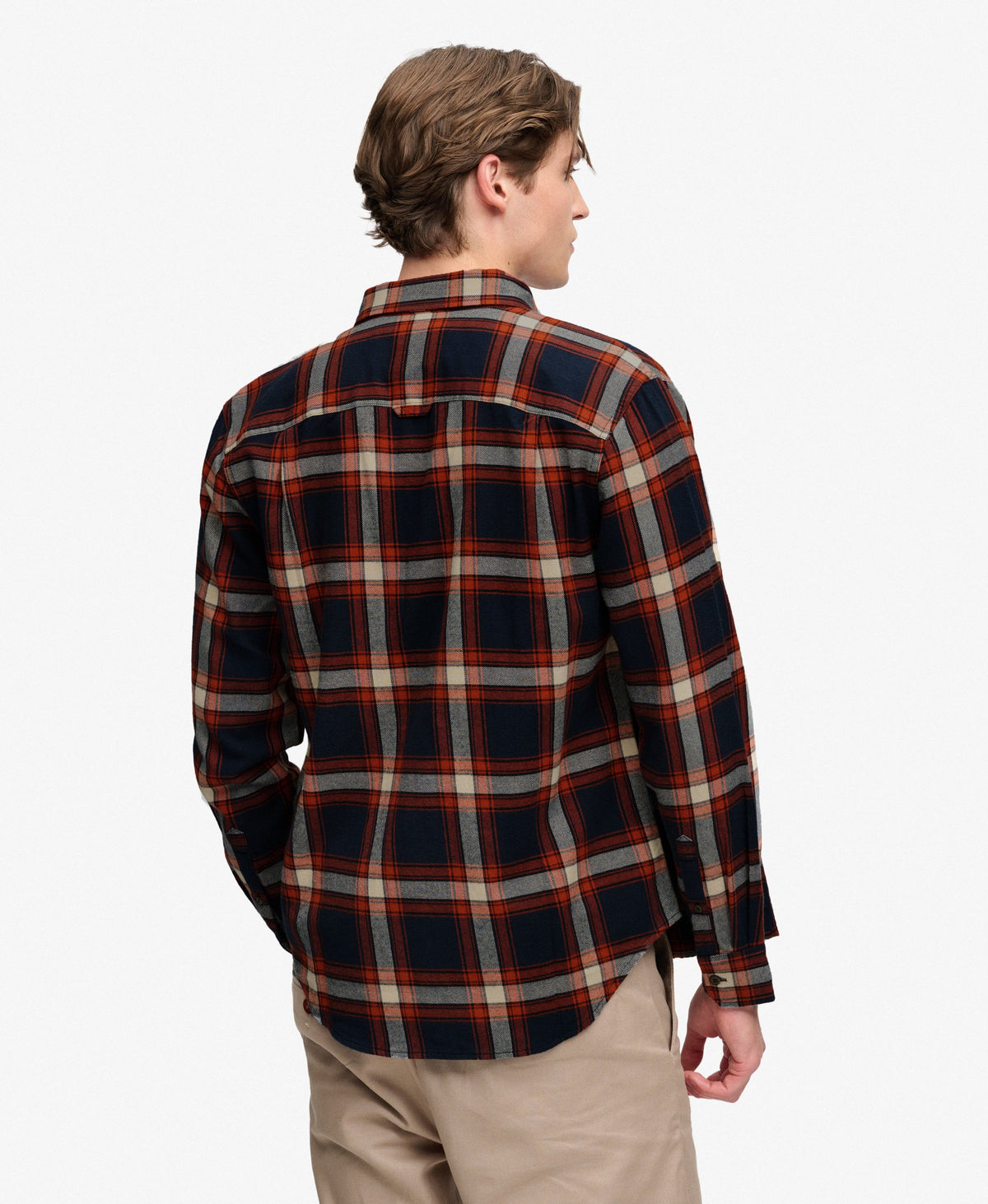 Camisa Lumberjack de Algodón Manga Larga