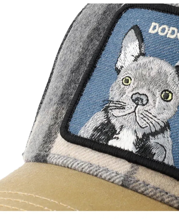 Gorra trucker Brit Frenchie Wax A-Frame Trucker
