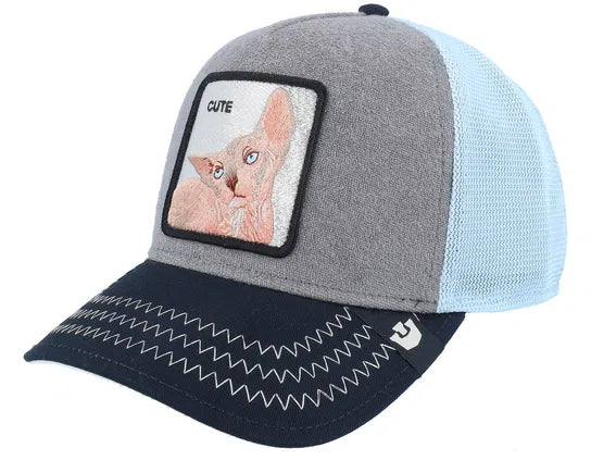 Cute Remix Multi Color Grey/Sky/Black A-Frame Trucker