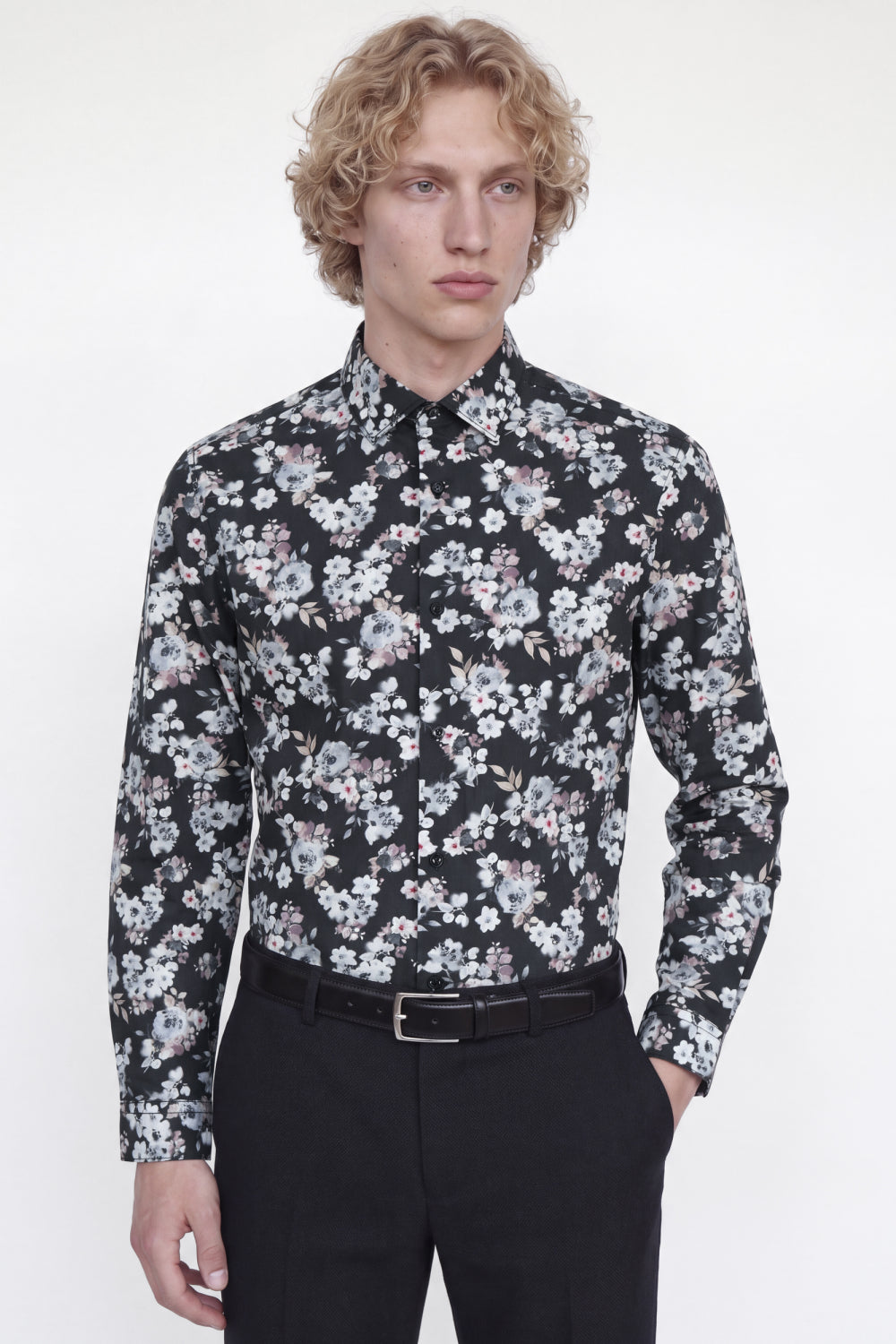 CAMISA J&J BLAPARKER ESTAMPADO SLIM FIT NIGHT SKY
