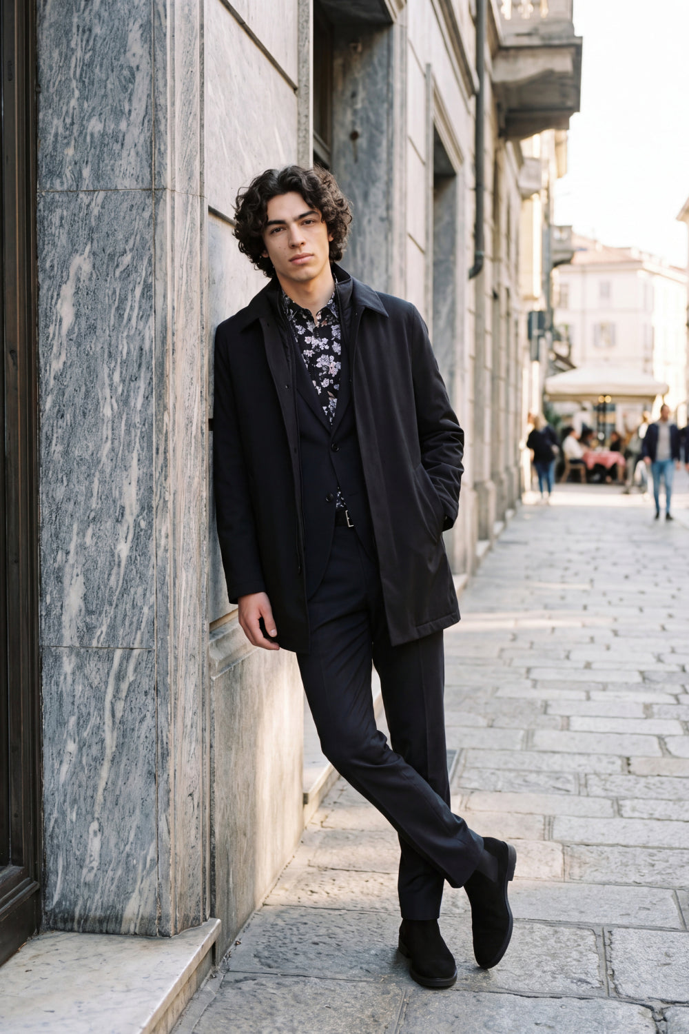 CAMISA J&J BLAPARKER ESTAMPADO SLIM FIT NIGHT SKY