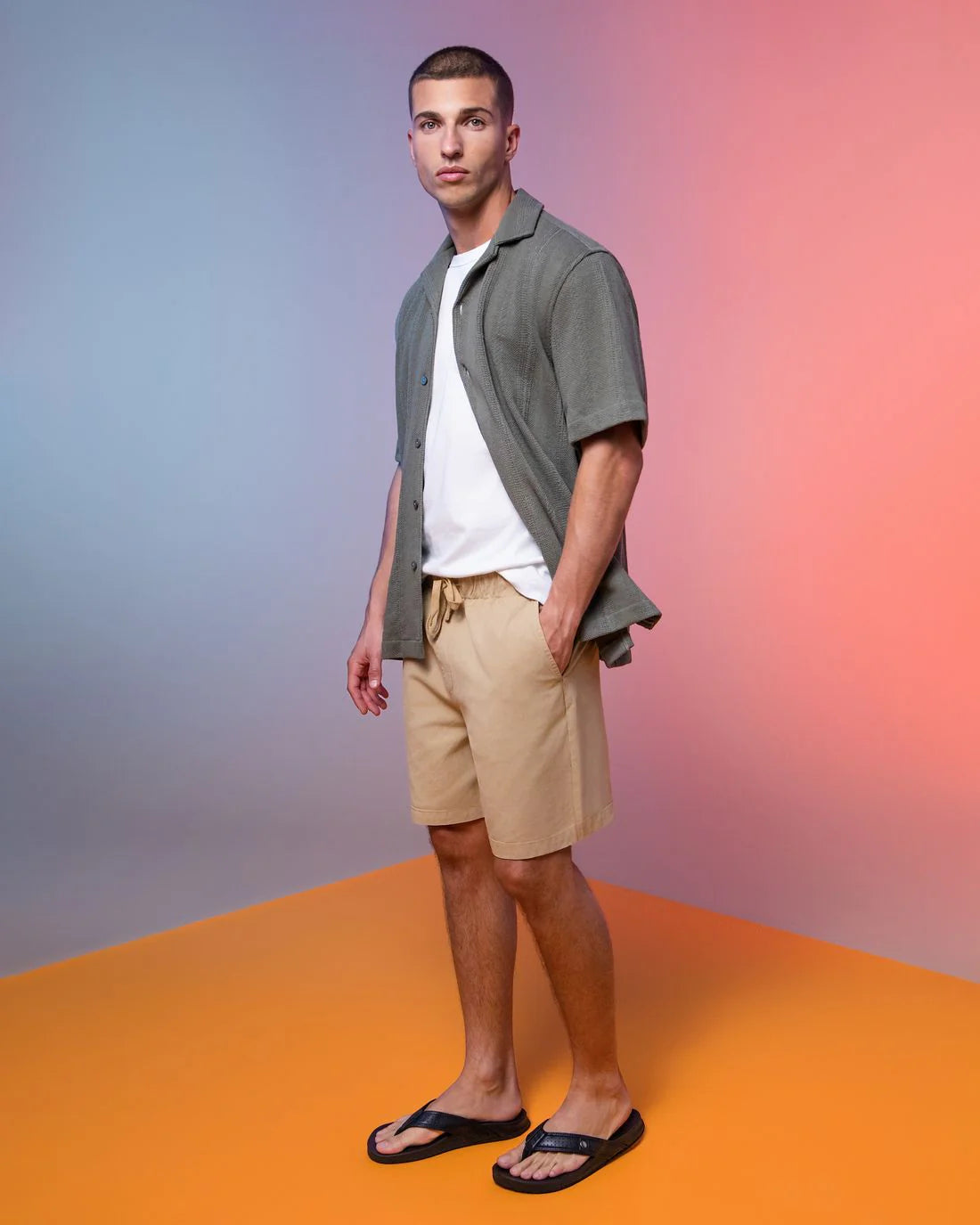 Chancla de hombre plano Refresh