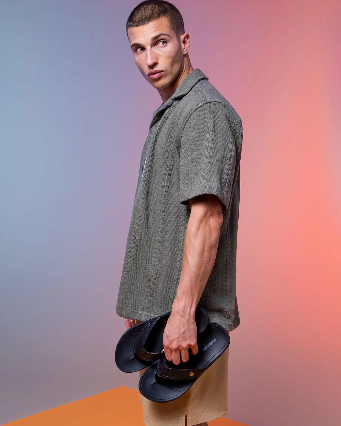 Chancla de hombre plano Refresh
