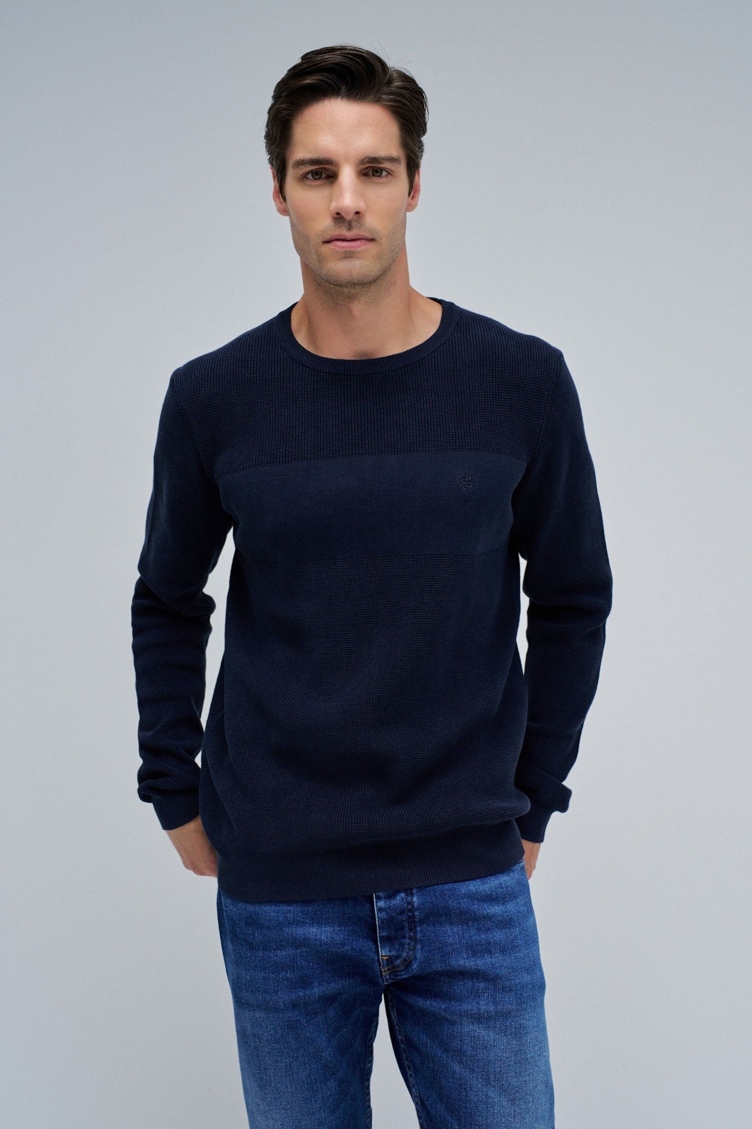 JERSEY DE PUNTO CON TEXTURA