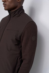 Chaqueta salsa Jeans con mezcla color marron