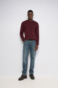Jersey punto Salsa Jeans color vino