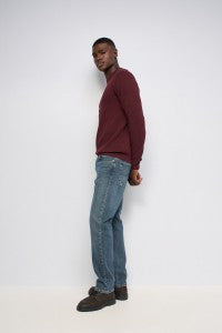 Jersey punto Salsa Jeans color vino