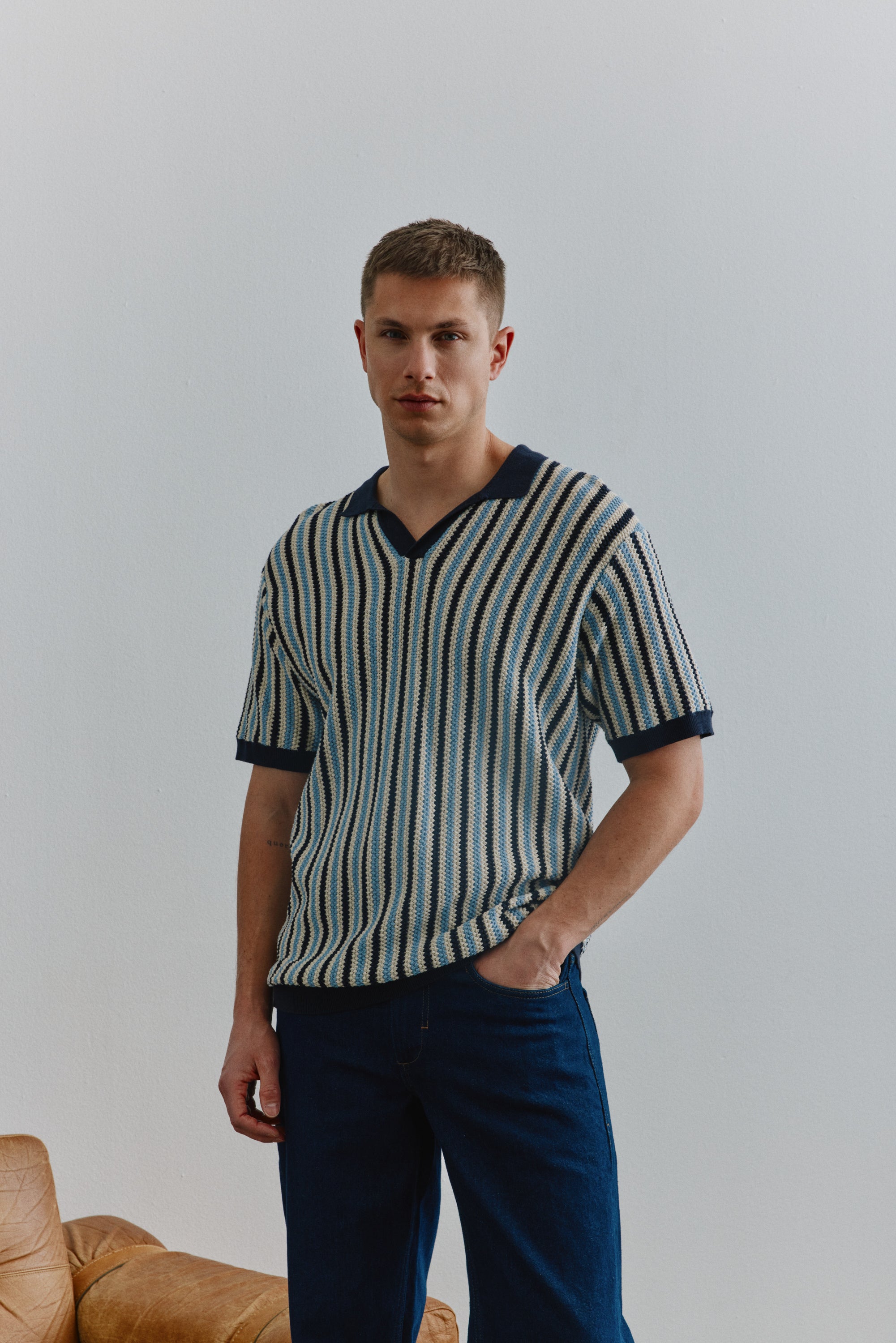 Polo de Blend de punto.