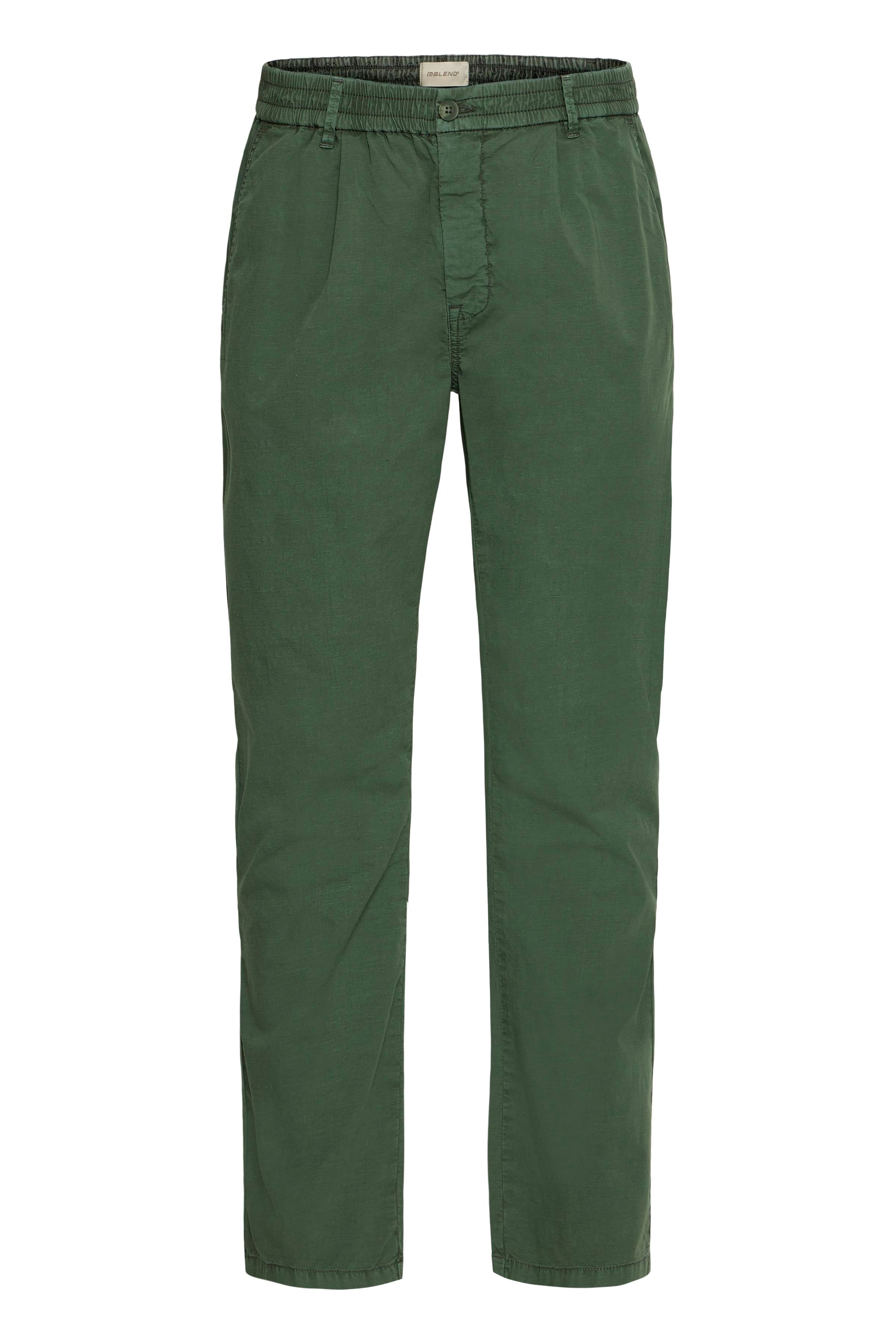 Pantalon chino color duck green