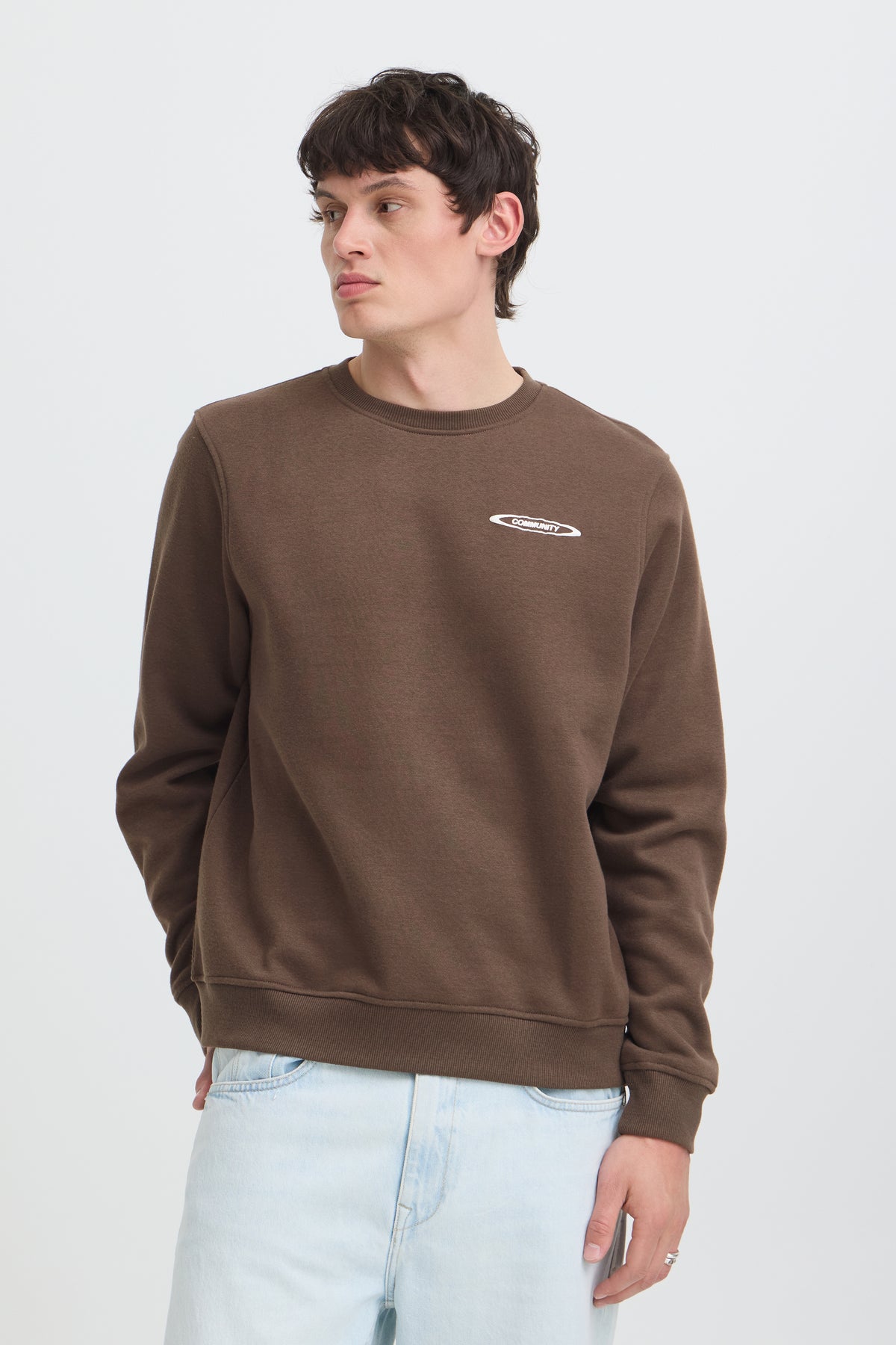 Sudadera Blend BHKEYAN de cuello redondo sweatshirt marrón