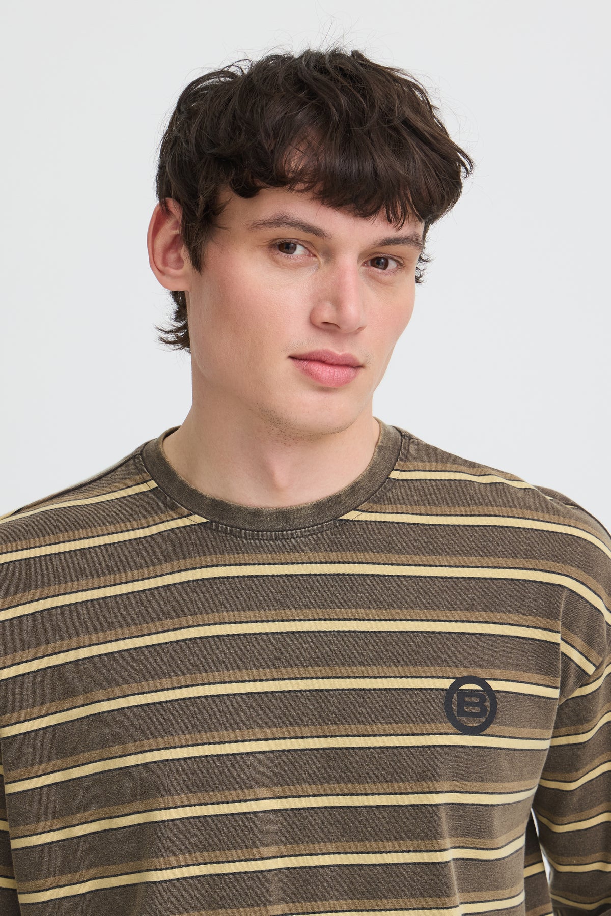 Camiseta Blend BHKarsin de manga larga de rayas